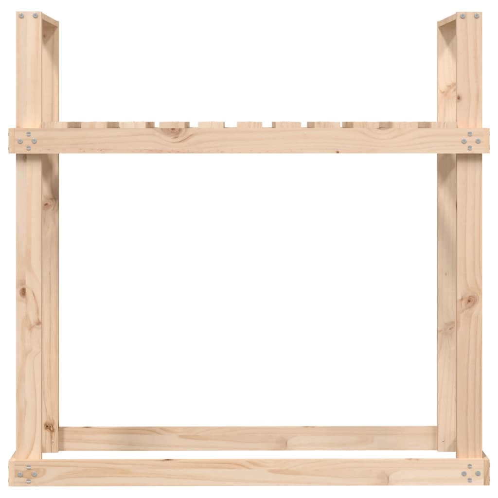 Firewood Rack 110x35x108,5 cm Solid Wood Pine