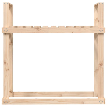 Firewood Rack 110x35x108,5 cm Solid Wood Pine