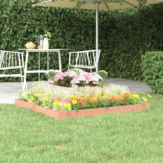 Planter 110x110x27 cm Solid Wood Douglas