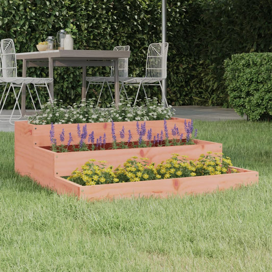Planter 78x78x27 cm Solid Wood Douglas