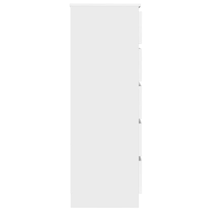 Drawer Cabinet White 60x36x103 cm Engineered Wood
