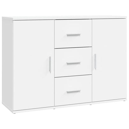 Sideboard White 91x29.5x65 cm Engineered Wood