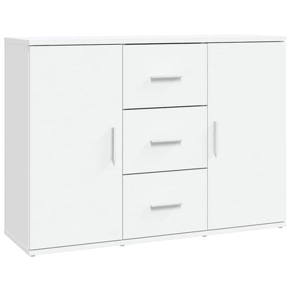Sideboard White 91x29,5x65 cm Engineered Wood