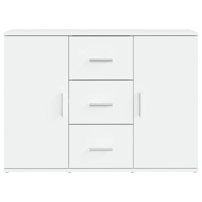 Sideboard White 91x29.5x65 cm Engineered Wood