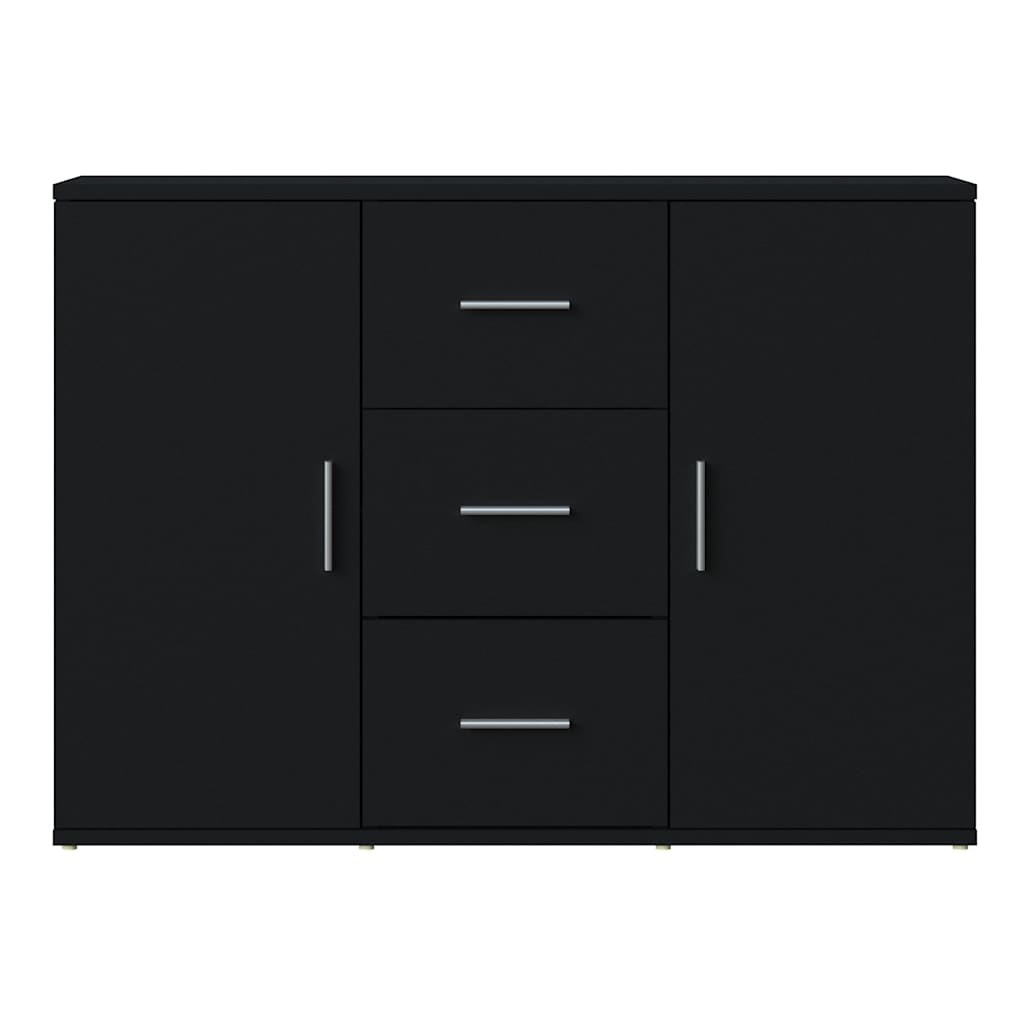 Sideboard Black 91x29,5x65 cm Engineered Wood
