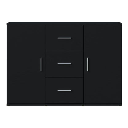 Sideboard Black 91x29,5x65 cm Engineered Wood