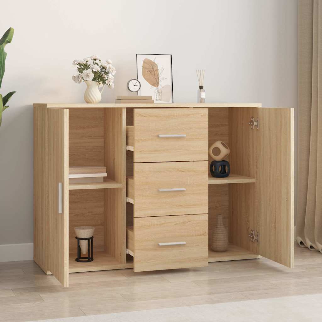 Sideboard Sonoma Oak 91x29,5x65 cm Engineered Wood