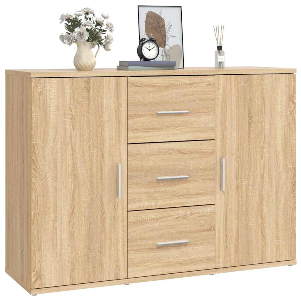 Sideboard Sonoma Oak 91x29,5x65 cm Engineered Wood