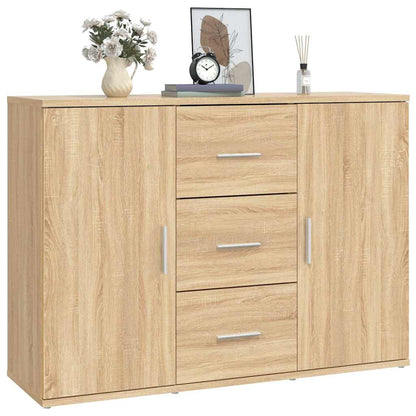 Sideboard Sonoma Oak 91x29,5x65 cm Engineered Wood