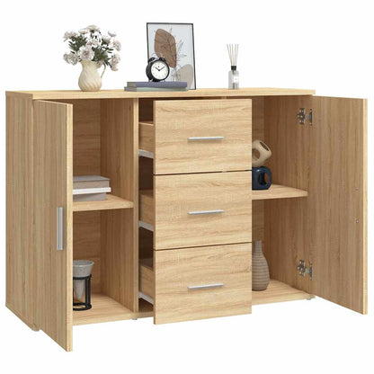 Sideboard Sonoma Oak 91x29,5x65 cm Engineered Wood