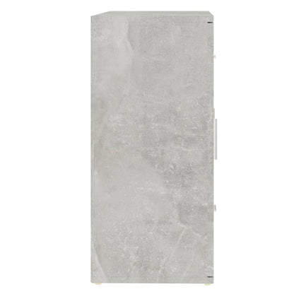 Sideboard Concrete Grey 91x29.5x65 cm Engineered Wood