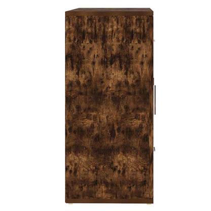 Sideboard Smoked Oak 91x29,5x65 cm Engineered Wood