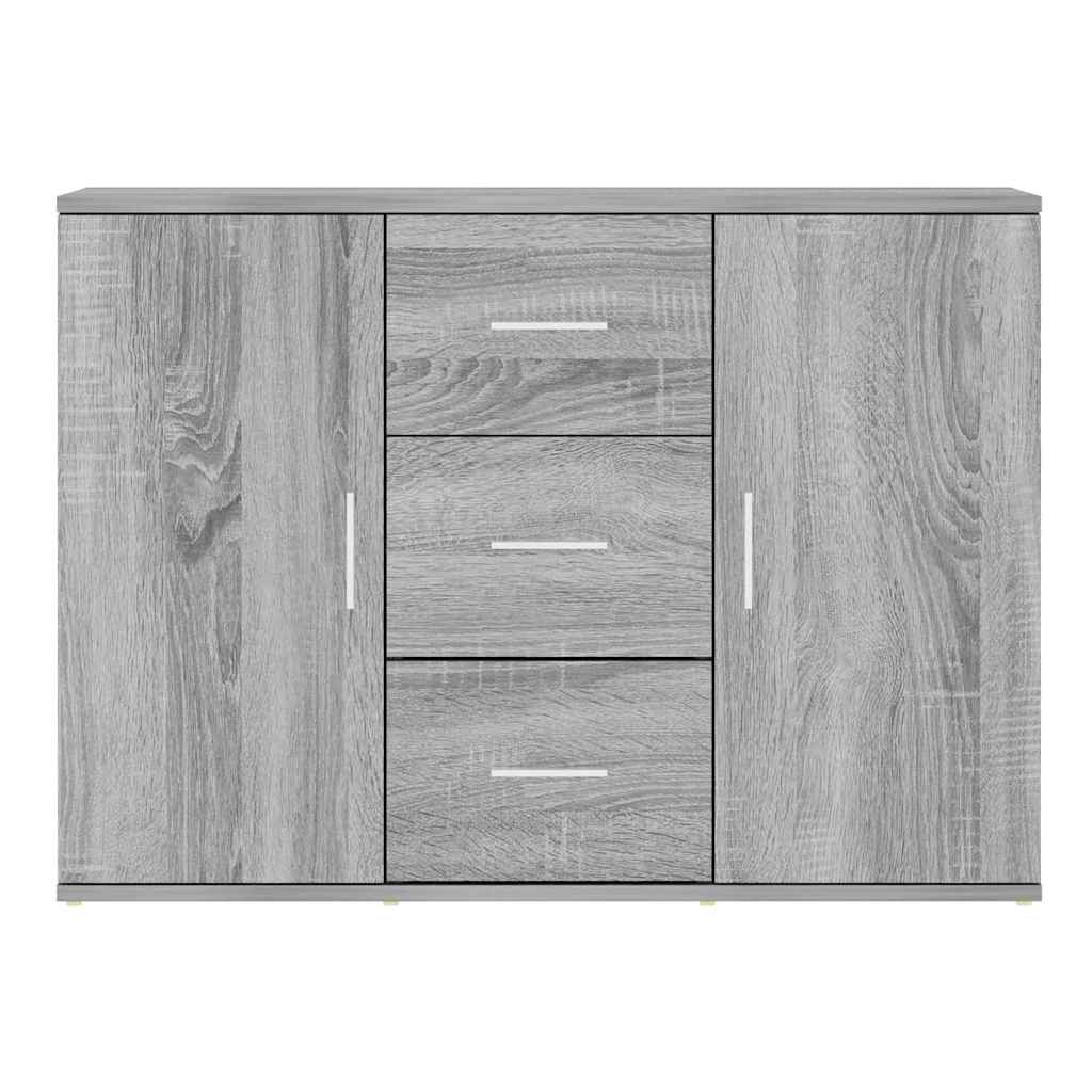 Sideboard Grey Sonoma 91x29,5x65 cm Engineered Wood