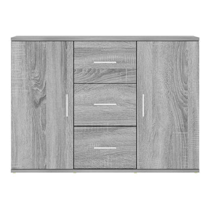Sideboard Grey Sonoma 91x29,5x65 cm Engineered Wood