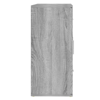 Sideboard Grey Sonoma 91x29.5x65 cm Engineered Wood