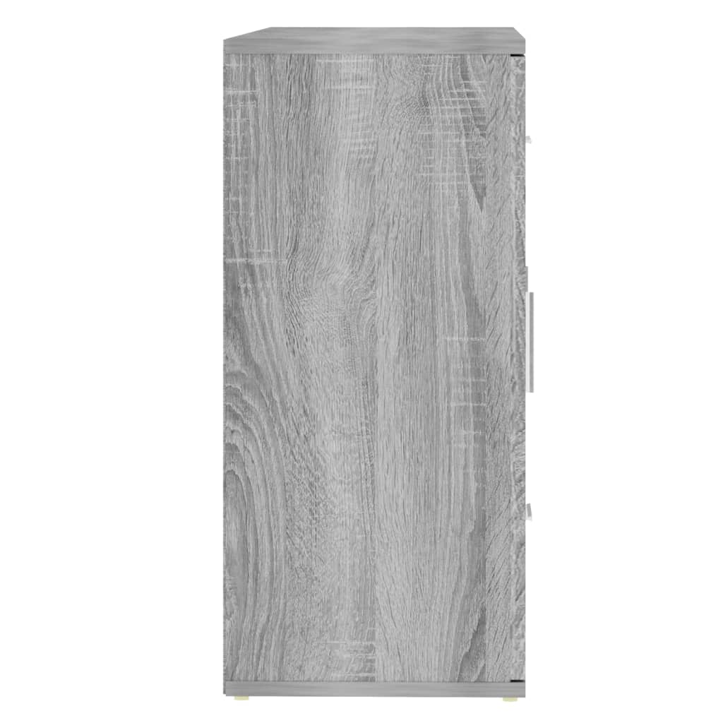 Sideboard Grey Sonoma 91x29,5x65 cm Engineered Wood