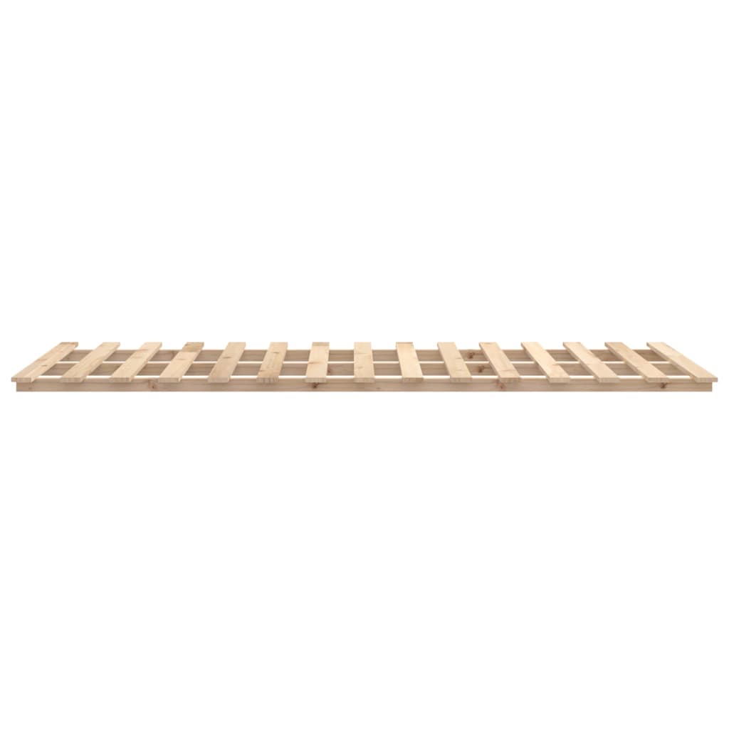 Bed Frame without Mattress 120x200 cm Solid Wood Pine