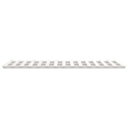 Bed Frame without Mattress White 120x190 cm Small Double Solid Wood Pine