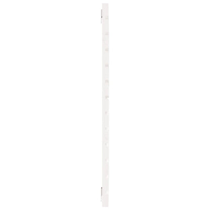 Wall Headboard White 106x3x91.5 cm Solid Wood Pine