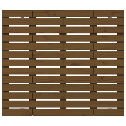Wall Headboard Honey Brown 106x3x91.5 cm Solid Wood Pine