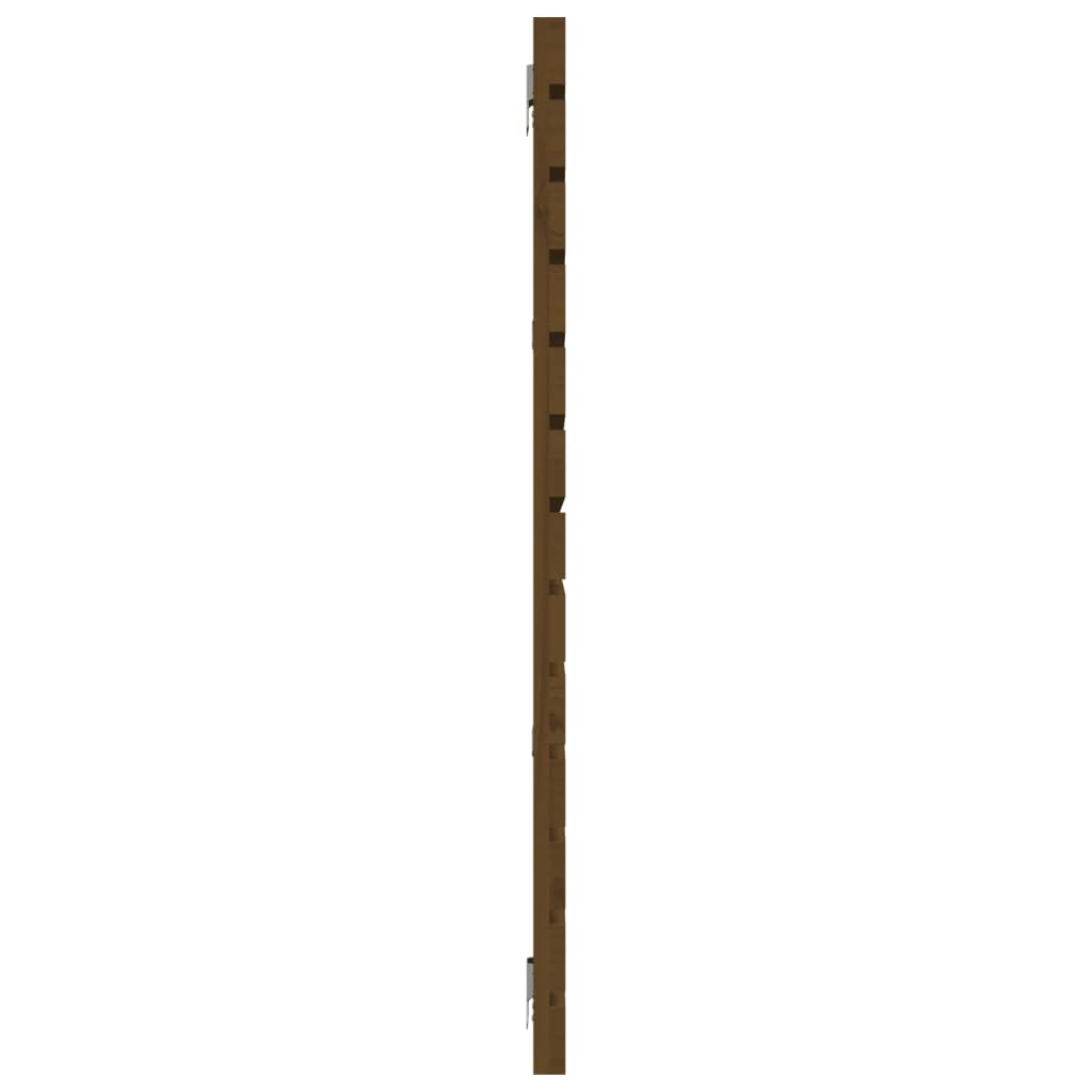 Wall Headboard Honey Brown 206x3x91.5 cm Solid Wood Pine