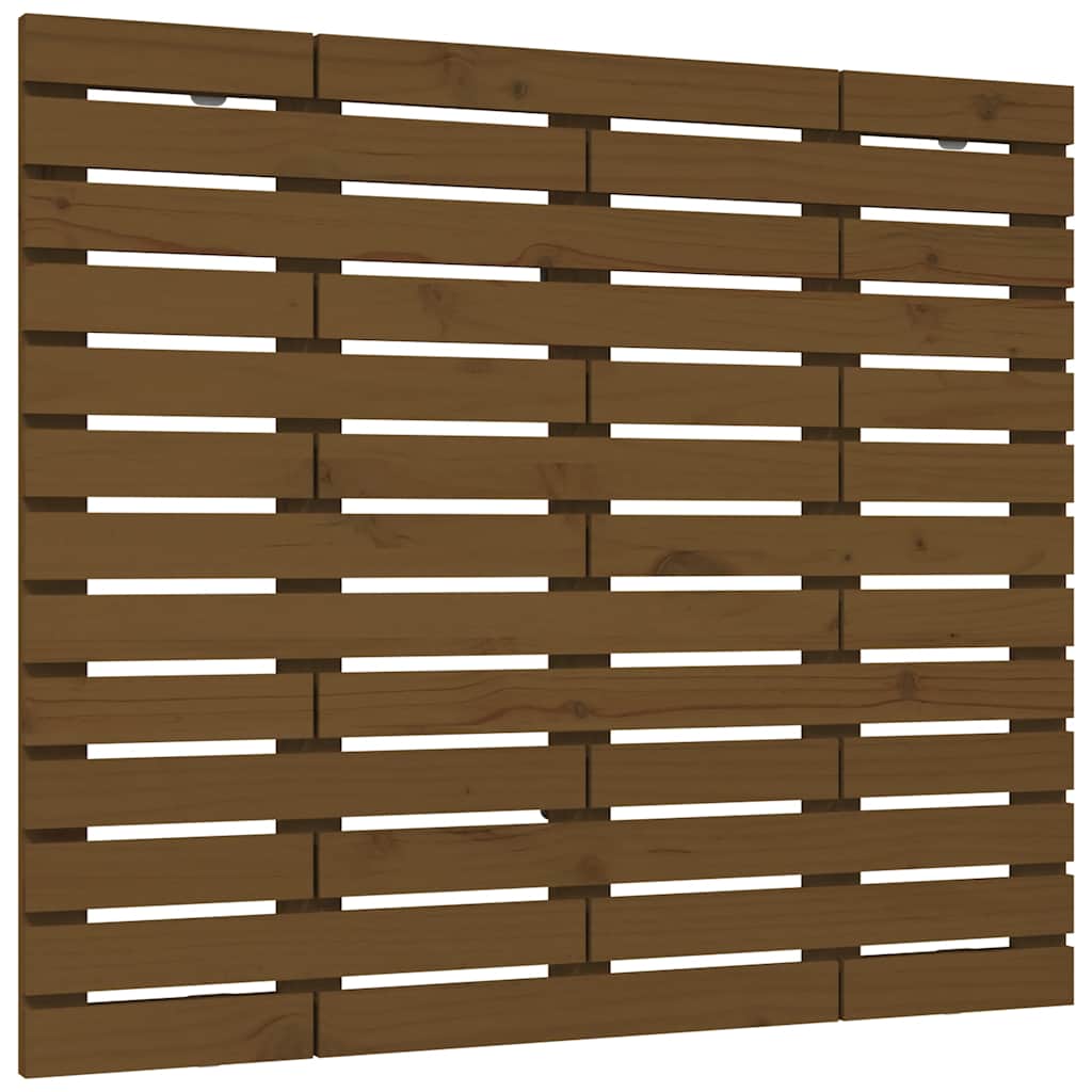 Wall Headboard Honey Brown 96x3x91.5 cm Solid Wood Pine