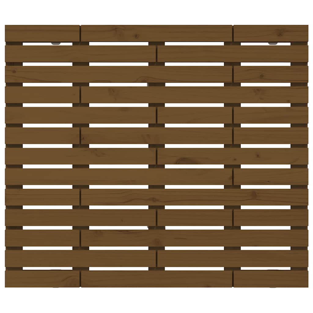 Wall Headboard Honey Brown 96x3x91.5 cm Solid Wood Pine