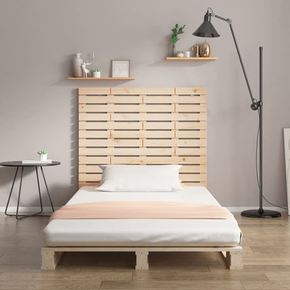 Wall Headboard 126x3x91.5 cm Solid Wood Pine