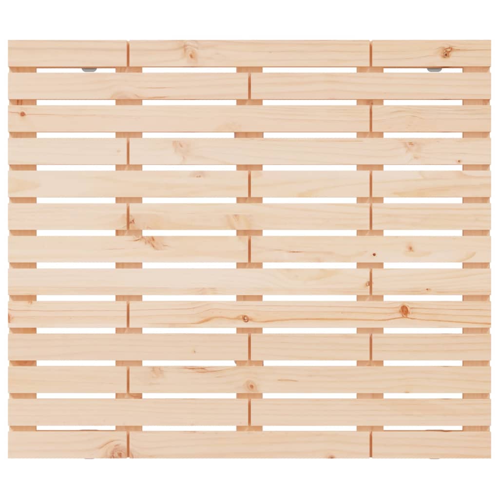 Wall Headboard 126x3x91.5 cm Solid Wood Pine