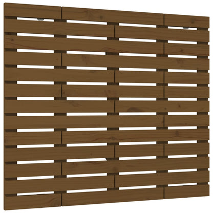 Wall Headboard Honey Brown 126x3x91.5 cm Solid Wood Pine