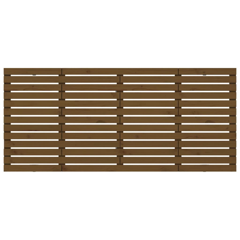 Wall Headboard Honey Brown 156x3x91.5 cm Solid Wood Pine