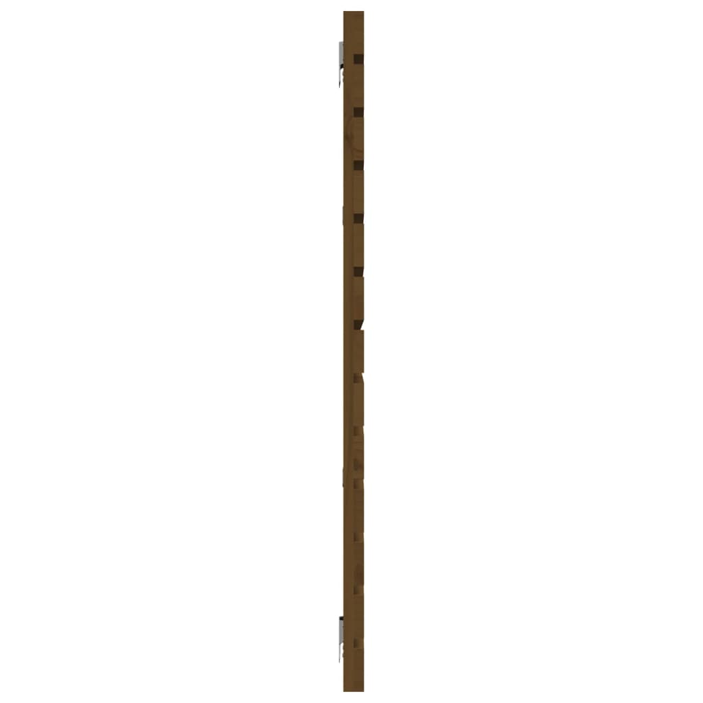 Wall Headboard Honey Brown 156x3x91.5 cm Solid Wood Pine