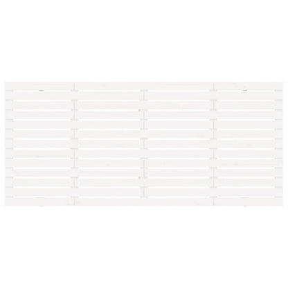 Wall Headboard White 166x3x91.5 cm Solid Wood Pine
