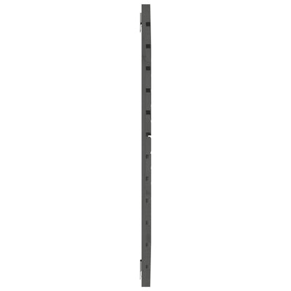 Wall Headboard Grey 141x3x91.5 cm Solid Wood Pine