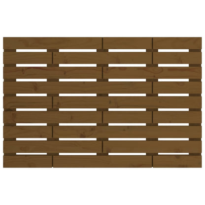 Wall Headboard Honey Brown 106x3x63 cm Solid Wood Pine