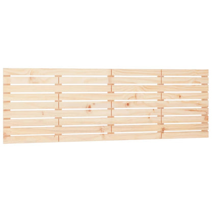 Wall Headboard 206x3x63 cm Solid Wood Pine