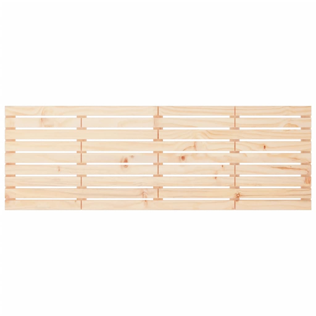 Wall Headboard 206x3x63 cm Solid Wood Pine