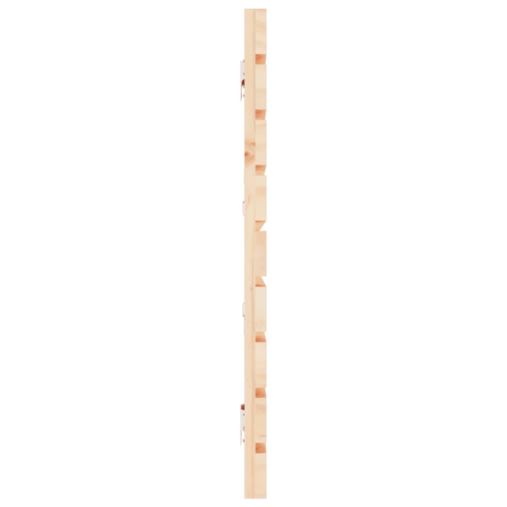 Wall Headboard 206x3x63 cm Solid Wood Pine