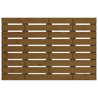 Wall Headboard Honey Brown 96x3x63 cm Solid Wood Pine