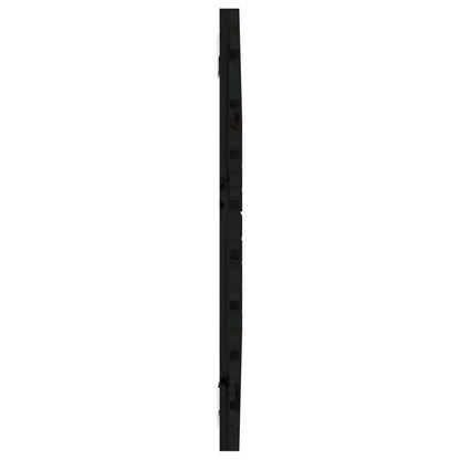 Wall Headboard Black 96x3x63 cm Solid Wood Pine