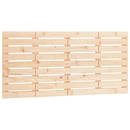 Wall Headboard 126x3x63 cm Solid Wood Pine