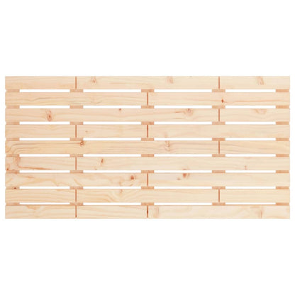 Wall Headboard 126x3x63 cm Solid Wood Pine