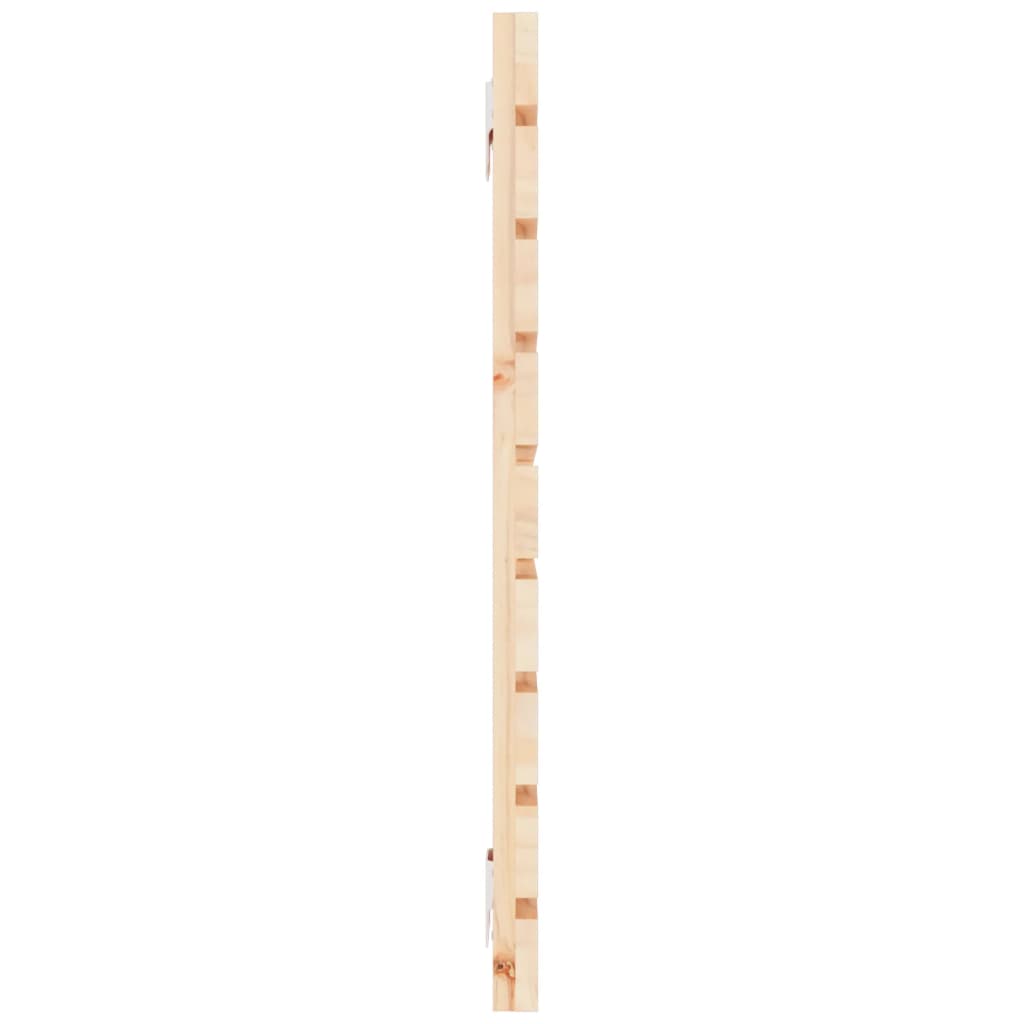 Wall Headboard 126x3x63 cm Solid Wood Pine
