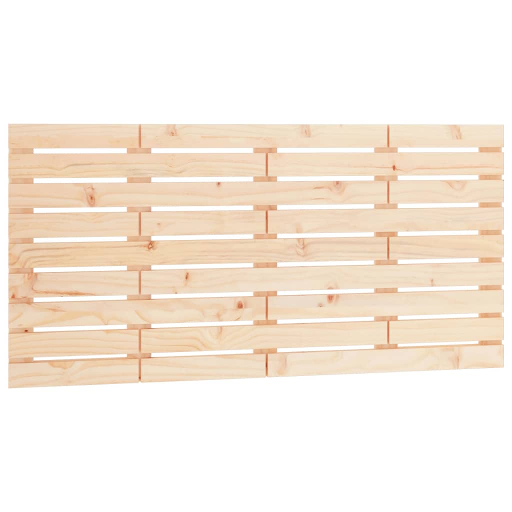 Wall Headboard 146x3x63 cm Solid Wood Pine