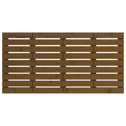 Wall Headboard Honey Brown 156x3x63 cm Solid Wood Pine