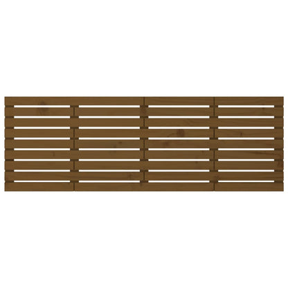 Wall Headboard Honey Brown 166x3x63 cm Solid Wood Pine
