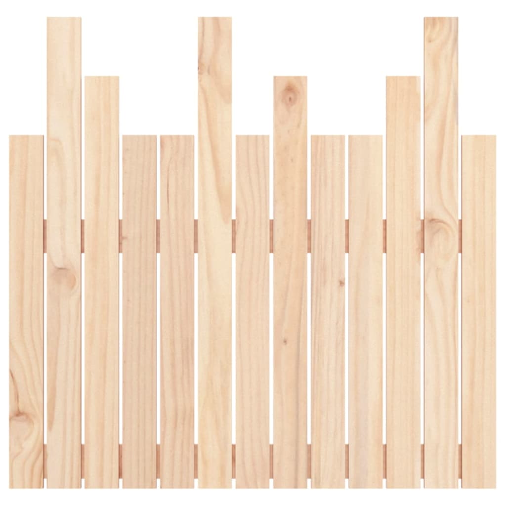Wall Headboard 82.5x3x80 cm Solid Wood Pine