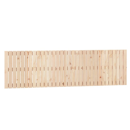 Wall Headboard 204x3x60 cm Solid Wood Pine