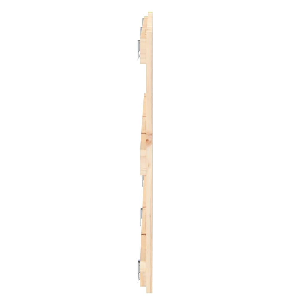 Wall Headboard 204x3x60 cm Solid Wood Pine