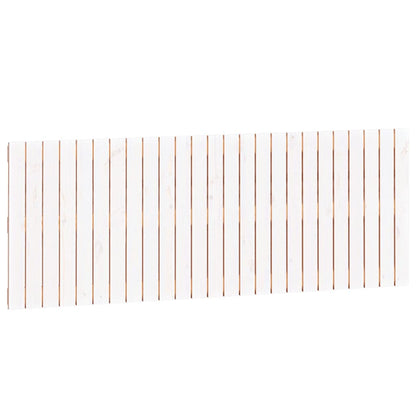 Wall Headboard White 159.5x3x60 cm Solid Wood Pine